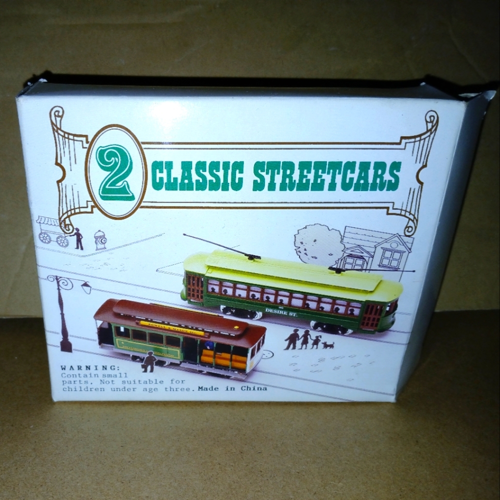 2 trolly cars
